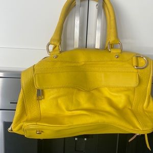 Rebecca Minkoff yellow bag in good condition with a few flaws